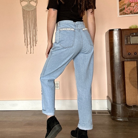 Patchwork VTG Mom Jeans - Picture 4 of 4